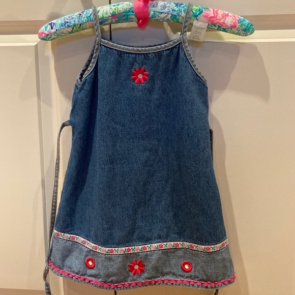 Vintage  Mirrored Floral Embroidered Denim… - Picture 7 of 16